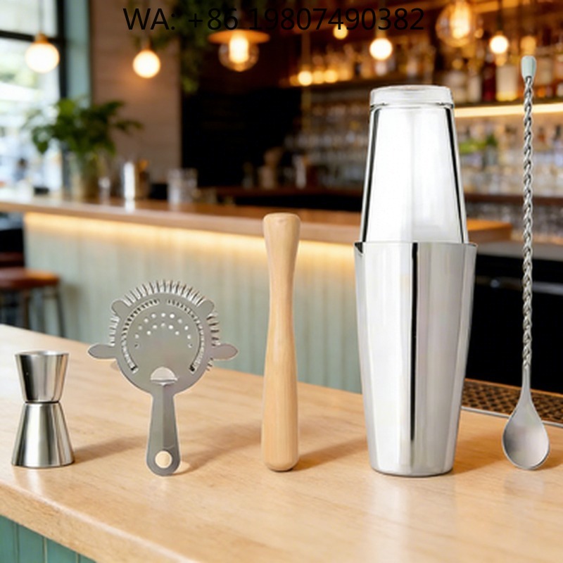 Boston Shaker Set - Juego de coctelera minimalista y ecológico