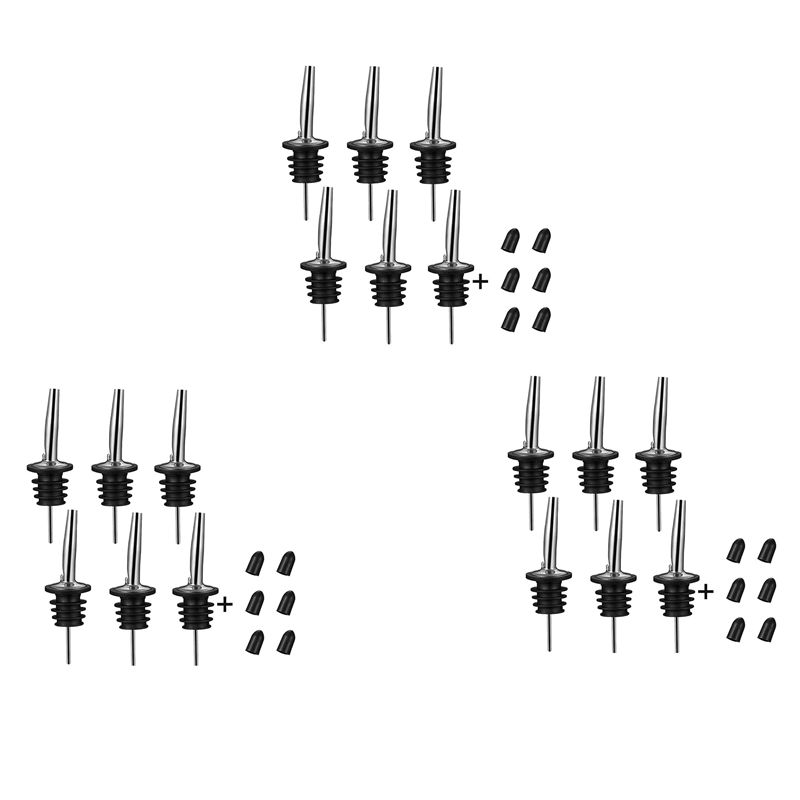 A25F-18Pc Vertedores de Acero  - Speed Pourer Cap reseña y precio