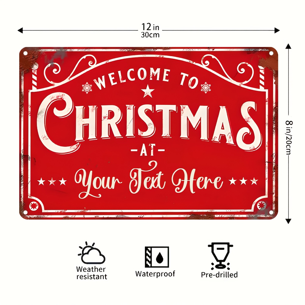 1 Pieza de Letrero Navideño de - Home Bar Signs reseña y precio