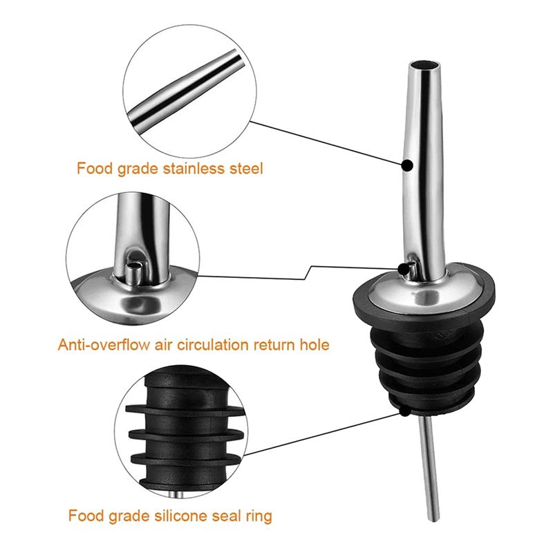 60 unidades de vertedores de a - Speed Pourer Cap reseña y precio
