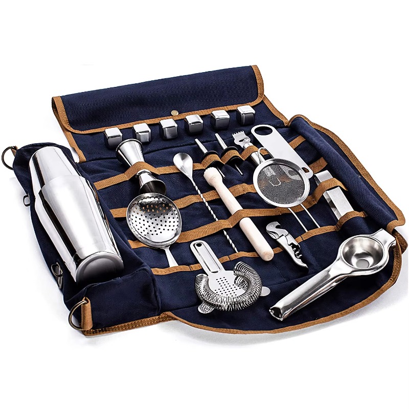Kit bartender de 22 piezas: ag - Boston Shaker Set reseña y precio
