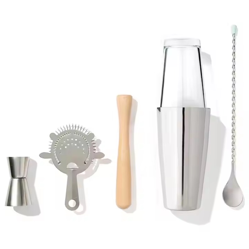 Juego de coctelera minimalista - Boston Shaker Set reseña y precio