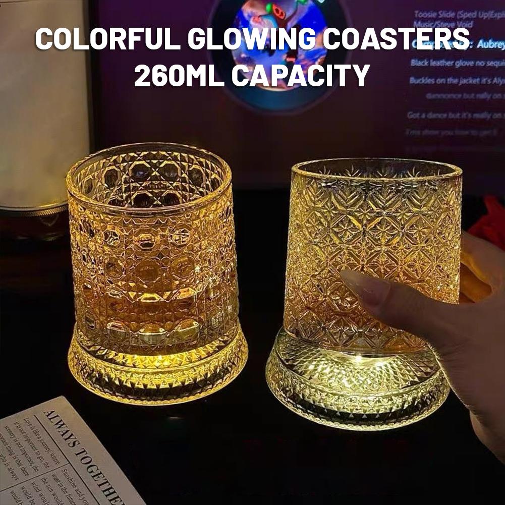 Vasos de whisky giratorios con - Highball Glass Set reseña y precio