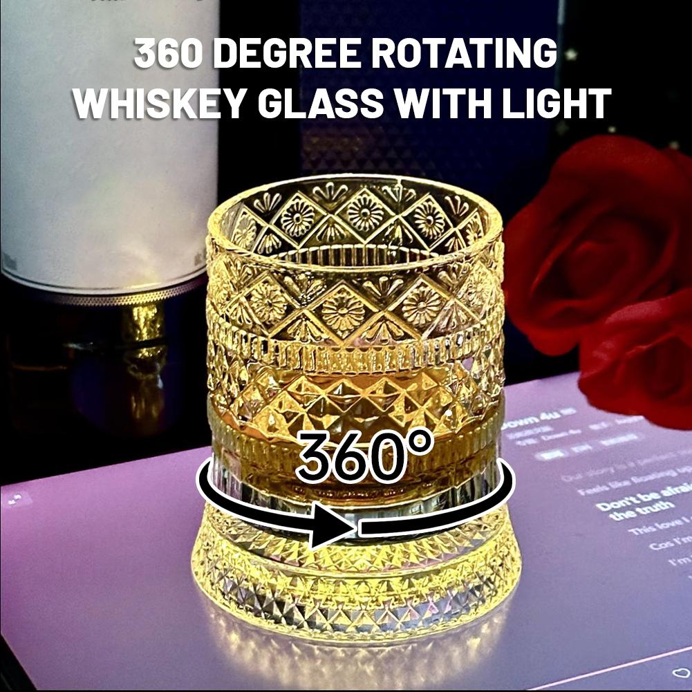 Vasos de whisky giratorios con - Highball Glass Set reseña y precio