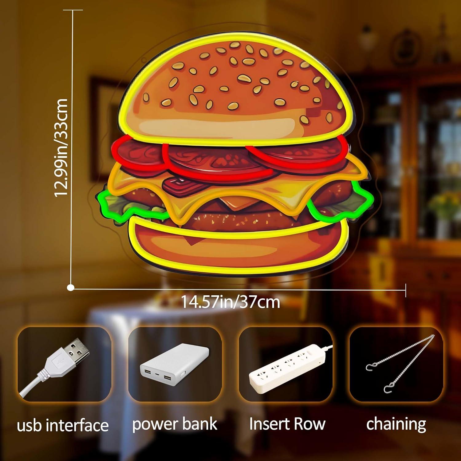 Letrero Luminoso LED de Hambur - Home Bar Signs reseña y precio